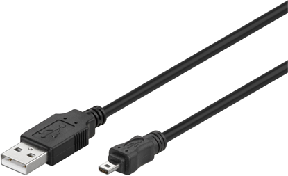 Picture of Kabel USB MicroConnect USB-A - miniUSB 1.8 m Czarny (USBAMB82)
