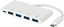 Attēls no HUB USB eStuff 1x USB-C  + 4x USB-A 3.0 (ES623007WH)