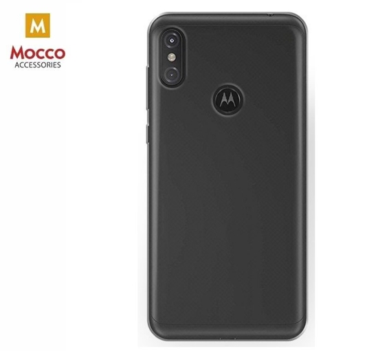 Изображение Mocco Ultra Back Case 0.3 mm Silicone Case for Motorola One / P30 Play Transparent