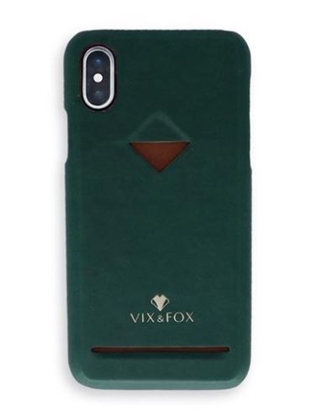 Attēls no VixFox Card Slot Back Shell for Iphone X/XS forest green