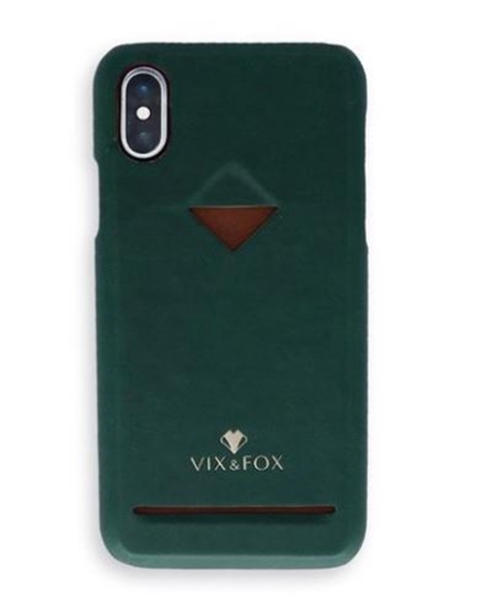 Picture of VixFox Card Slot Back Shell for Iphone X/XS forest green