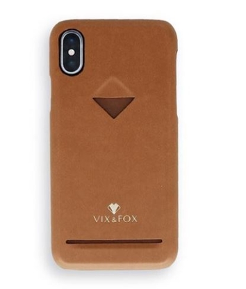 Attēls no VixFox Card Slot Back Shell for Iphone XSMAX caramel brown