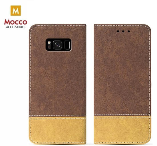 Picture of Mocco Suede Book Case For Samsung A305 Galaxy A30 Brown