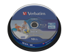 Picture of 1x10 Verbatim BD-R Blu-Ray 25GB 6x Speed DL Wide Printable CB