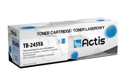 Attēls no Actis TB-245YN Toner (replacement for Brother TN-245Y; Standard; 2200 pages; yellow)