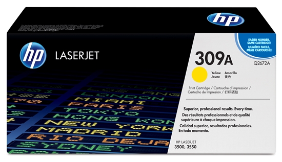 Picture of HP 309A Yellow Original LaserJet toner cartridge 1 pc(s)