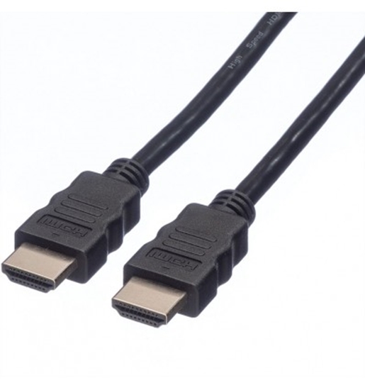 Изображение ROLINE HDMI High Speed Cable + Ethernet, M/M, black, 1.5 m