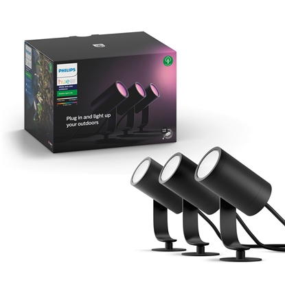 Attēls no Philips Hue White and colour ambience Lily Outdoor spot light 1741430P7