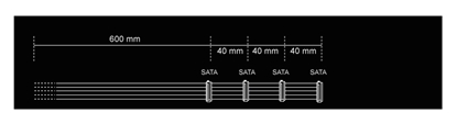 Attēls no be quiet! S-ATA POWER CABLE Cable CS-6740