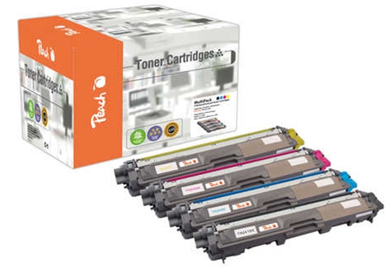 Picture of Peach PT510 toner cartridge 4 pc(s) Black, Cyan, Magenta, Yellow