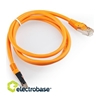 Изображение Patch cord | Patch Kabelis | Patch cable | 1m | CAT6 | FTP | STP | 100cm | ElectroBase ® | Oranžs