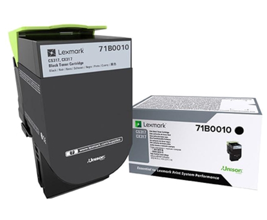 Изображение Lexmark 71B0010 toner cartridge 1 pc(s) Original Black