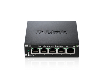 Attēls no D-Link DES-105 network switch Unmanaged Black