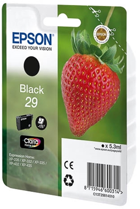 Изображение Epson Strawberry 29 K ink cartridge 1 pc(s) Original Standard Yield Black