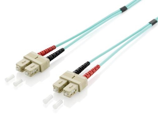 Picture of Equip SC/SC Fiber Optic Patch Cable, OM3, 1.0m