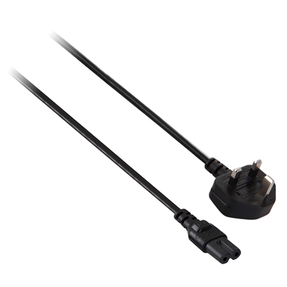 Изображение V7 Black Power Cable IEC-C7 to UK Type G 2m 6.6ft