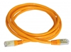 Picture of Patch cord | Patch Kabelis | Patch cable | 2m | CAT6 | FTP | STP | 100cm | ElectroBase ® | Oranžs