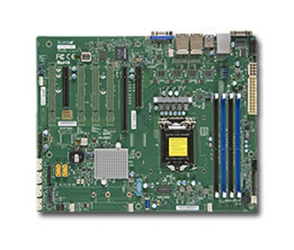 Attēls no Supermicro X11SSi-LN4F server/workstation motherboard Intel® C236 LGA 1151 (Socket H4) ATX