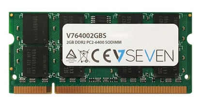 Attēls no V7 2GB DDR2 PC2-6400 800Mhz SO DIMM Notebook Memory Module - V764002GBS