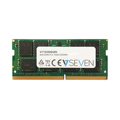 Изображение V7 8GB DDR4 PC4-19200 - 2400MHz SO-DIMM Notebook Memory Module - V7192008GBS