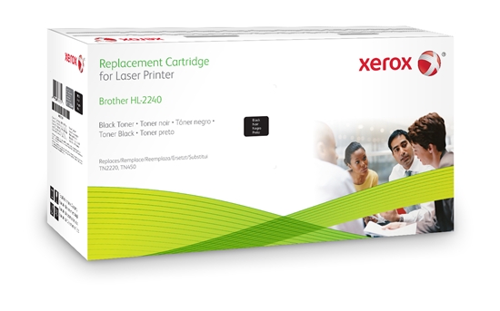 Picture of Everyday Remanufactured Black Toner by Xerox replaces Brother TN2220, High Capacity