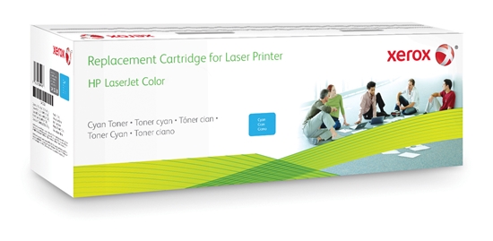 Изображение Xerox Cyan toner cartridge. Equivalent to HP CE401A. Compatible with HP Colour LaserJet M551DN, Colour LaserJet M551