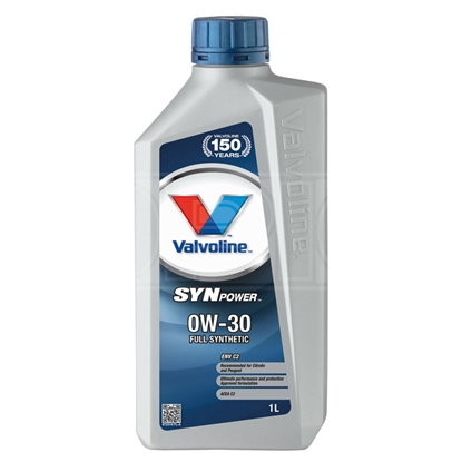 Attēls no Motoreļļa Valvoline SynPower ENV C2 0W30 1l