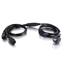 Picture of C2G 80629 power cable Black 3 m C13 coupler CEE7/7