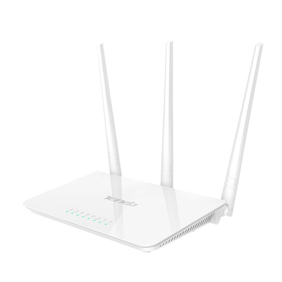 Изображение Tenda F3 wireless router Fast Ethernet White