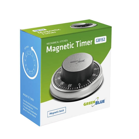 Изображение Greenblue 51348 Mechanical kitchen timer Silver