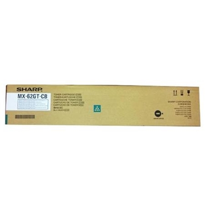 Picture of Sharp MX62GTCB toner cartridge 1 pc(s) Original Cyan