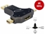 Attēls no Delock 3 in 1 Monitor Adapter with USB-C™ / DisplayPort / mini DisplayPort in to HDMI out with 4K 60 Hz