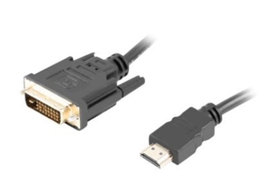 Изображение Kabel HDMI(M)-DVI-D(M) DUAL LINK 1.8 M czarny