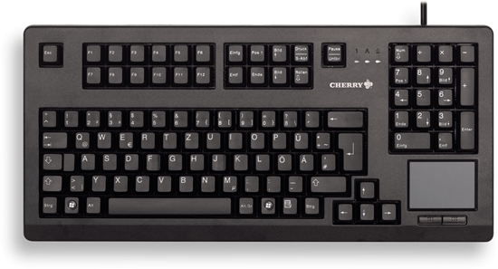 Picture of CHERRY TouchBoard G80-11900 keyboard USB AZERTY French Black