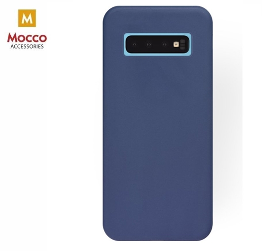 Picture of Mocco Soft Magnet Silicone Case With Built In Magnet For Holders for Xiaomi Redmi Note 7 / Note 7 Pro Blue