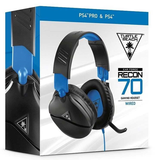 Изображение Turtle Beach Recon 70P Black/Blue, Gaming-Headset