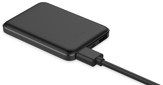 Picture of Platinet power bank 5000mAh Polymer, black (44815)