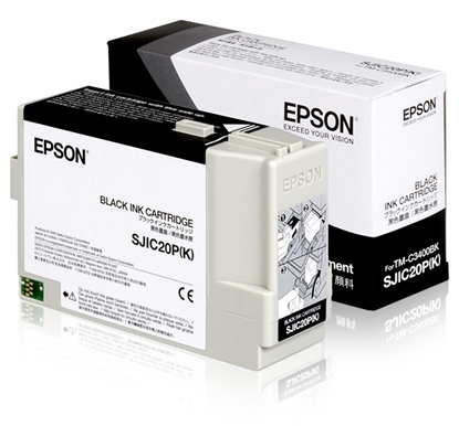 Attēls no Epson SJIC20P(K) - Ink cartridge for TM-C3400BK (Black)