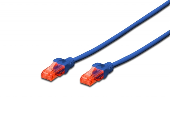 Изображение Patch cord U/UTP kat.6 PVC 5m niebieski