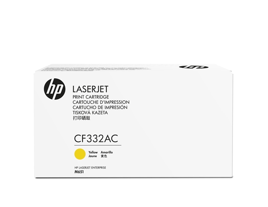 Picture of HP Cartridge No.654A Yellow (CF332A)