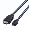 Picture of VALUE HDMI High Speed Cable + Ethernet, A - D, M/M, 2 m