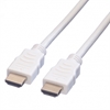 Picture of VALUE HDMI High Speed Cable + Ethernet, M/M, white, 1 m