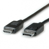 Picture of ROLINE DisplayPort Cable, DP - HDTV, M/M, black, 1.0 m