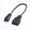 Picture of ROLINE HDMI High Speed Cable + Ethernet, A - C, F/M, 0.15 m