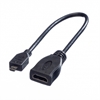 Picture of ROLINE HDMI High Speed Cable + Ethernet, A - D, F/M, 0.15 m