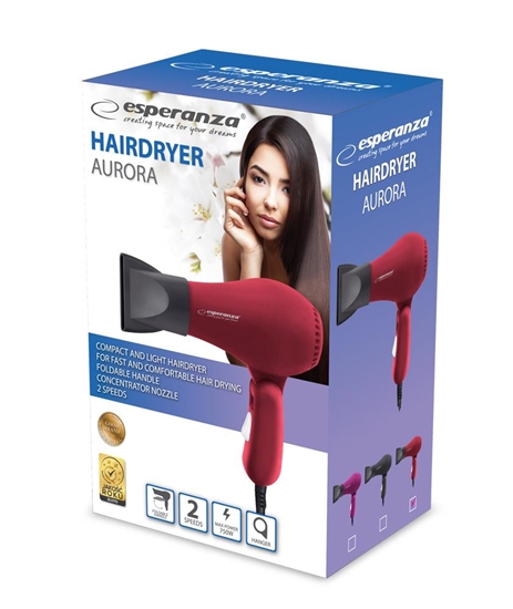 Picture of Esperanza EBH003R Hair dryer 750 W Red