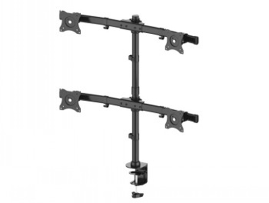 Picture of MULTIBRACKETS MB-3316 Turētājs pie galda uz 4 monitoram līdz 27"/8kg x4; VESA 100x100