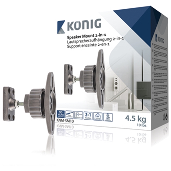 Picture of Kronšteins audio pie sienas KONIG KNM-SM10-( kompl. 2 gab.)