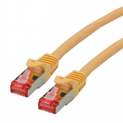 Изображение ROLINE S/FTP Patch Cord Cat.6 Component Level, LSOH, yellow, 3.0 m