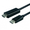 Изображение VALUE DisplayPort Cable, DP - UHDTV, M/M, black, 2.0 m